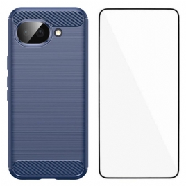 Deksel Til Google Pixel 10a Karbonfiber Med Skjermbeskytter