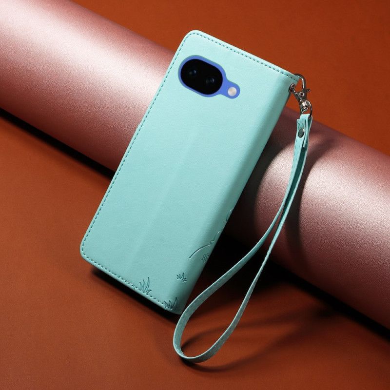 Folio Deksel Google Pixel 10a Rfid-beskyttelse Og Hundemønster Beskyttelse Deksel