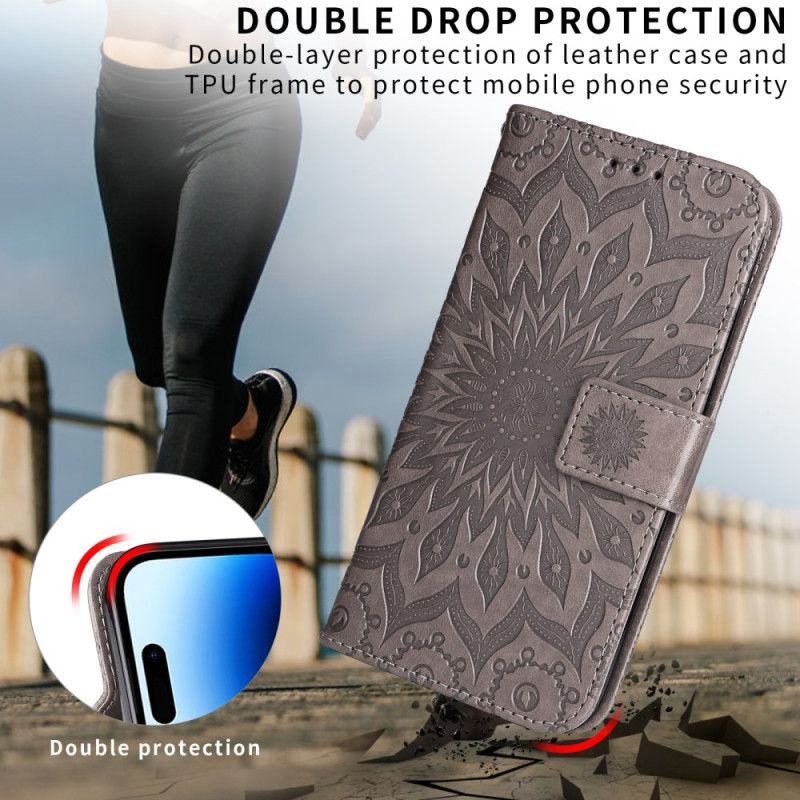 Folio Deksel Google Pixel 10a Solsikkemønster