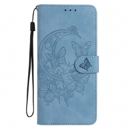 Folio Deksel Google Pixel 10a Sommerfugl Og Blomster Beskyttelse Deksel