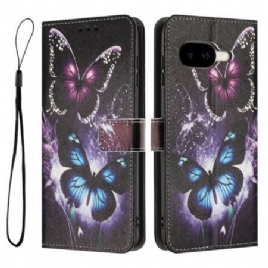 Lærdeksel Folio Deksel Google Pixel 10a Mobildeksel To Sommerfugler