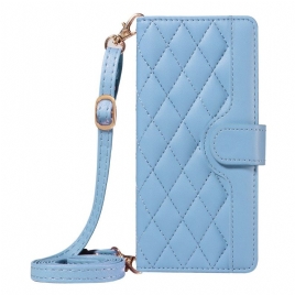 Lærdeksel Folio Deksel Vivo V40 Lite 5g Vattert Med Stropper