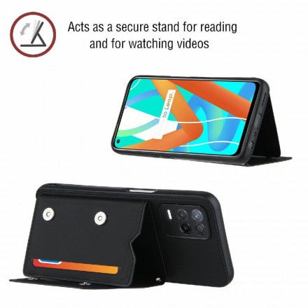 Deksel Til Realme 8 5G Skulderstropp Kortholder
