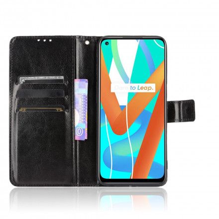 Folio Deksel Til Realme 8 5G Plinkende Kunstskinn