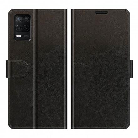 Folio Deksel Til Realme 8 5G Ultra Imitert Skinn