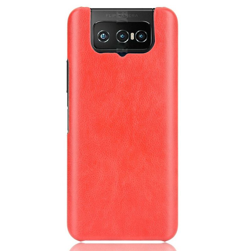 Deksel Til Asus Zenfone 7 / 7 Pro Lichi Skinneffekt