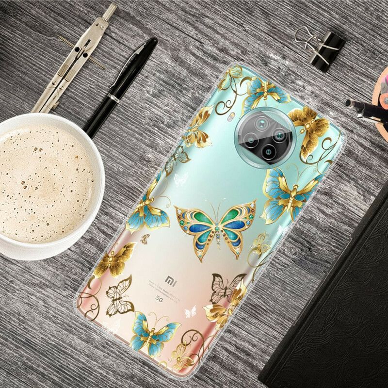 Deksel Til Xiaomi Mi 10T Lite / Redmi Note 9 Pro 5G Flygende Sommerfugler