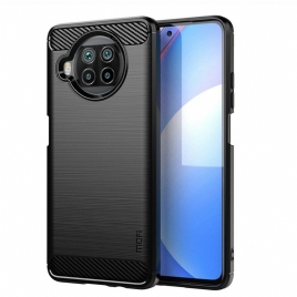 Deksel Til Xiaomi Mi 10T Lite / Redmi Note 9 Pro 5G Mofi Børstet Karbon
