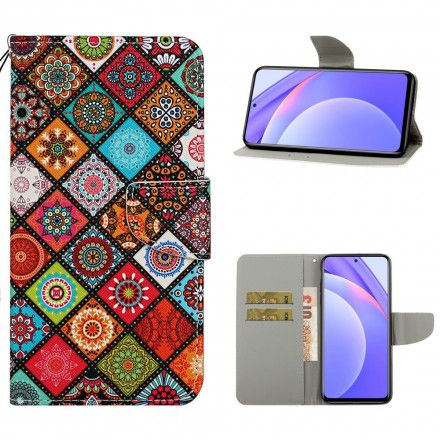 Folio Deksel Til Xiaomi Mi 10T Lite / Redmi Note 9 Pro 5G Mandala Lappeteppe