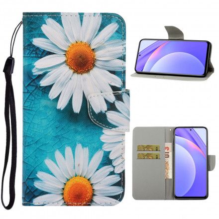 Folio Deksel Til Xiaomi Mi 10T Lite / Redmi Note 9 Pro 5G Med Kjede Thong Tusenfryd