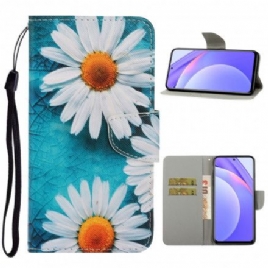 Folio Deksel Til Xiaomi Mi 10T Lite / Redmi Note 9 Pro 5G Med Kjede Thong Tusenfryd