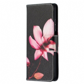 Folio Deksel Til Xiaomi Mi 10T Lite / Redmi Note 9 Pro 5G Rosa Blomst