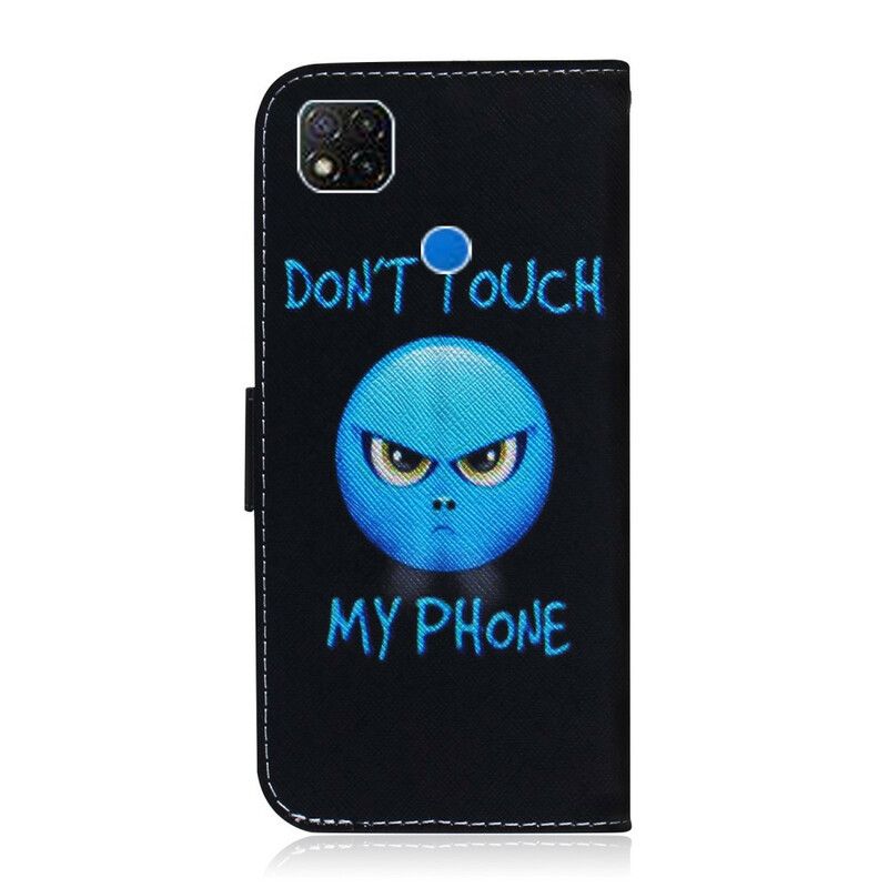 Folio Deksel Til Xiaomi Redmi 9C Emoji-telefon