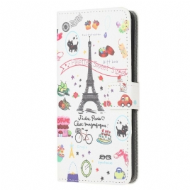 Folio Deksel Til Xiaomi Redmi 9C Jeg Elsker Paris