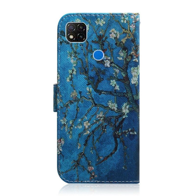 Lærdeksel Til Xiaomi Redmi 9C Blomstrende Tregren