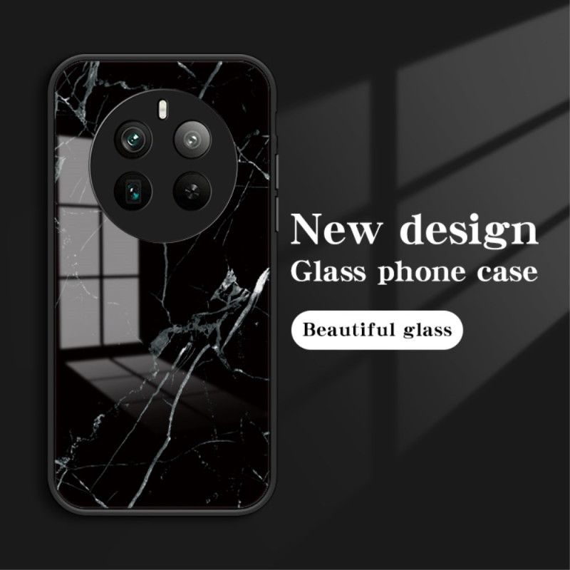 Deksel Realme 12 Pro / 12 Pro Plus Marmor Herdet Glass
