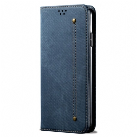 Folio Deksel Til Huawei Pura 70 Jeansstoff