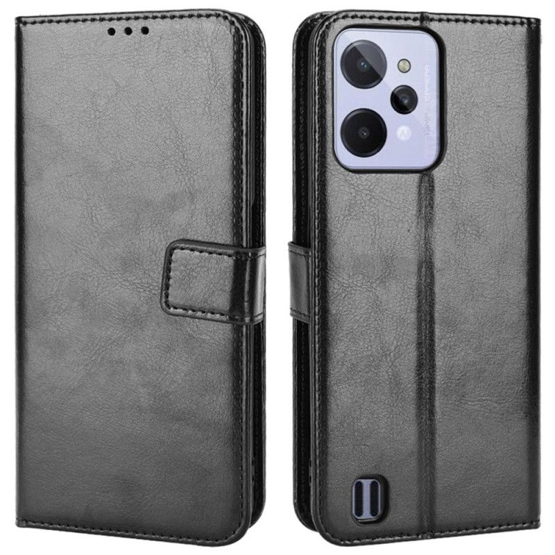 Lærdeksel Til Realme C31 Skinny Leather Effect