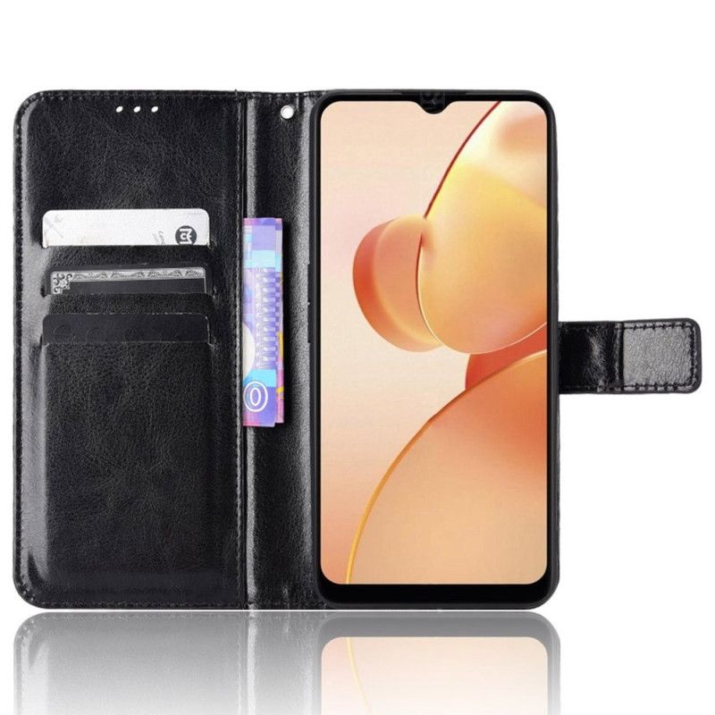 Lærdeksel Til Realme C31 Skinny Leather Effect