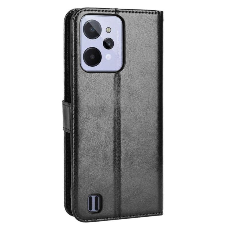 Lærdeksel Til Realme C31 Skinny Leather Effect
