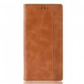 Beskyttelse Deksel Til Xiaomi Redmi Note 7 Folio Deksel Vintage Stilisert Skinneffekt