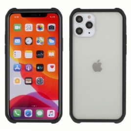 Deksel Til iPhone 11 Pro Max Herdet Glass Og Silikon Med Skjermfilm