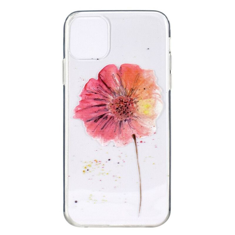 Deksel Til iPhone 11 Pro Max Sømløst Blomstermønster I Akvarell