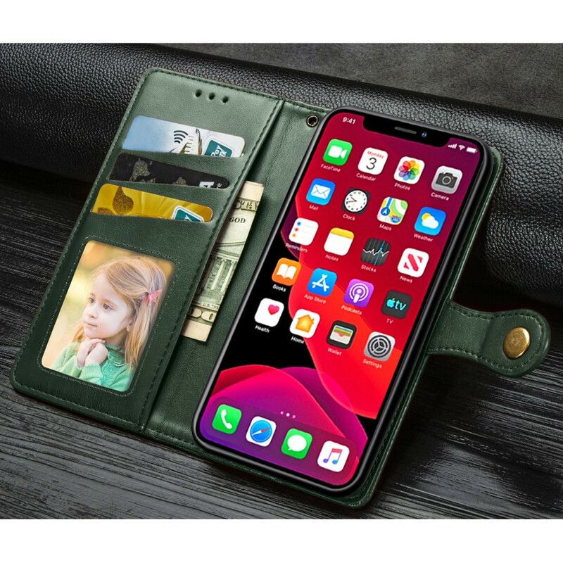 Folio Deksel Til iPhone 11 Pro Max Premium Design