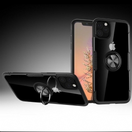 Mobildeksel Til iPhone 11 Pro Max Ring-støtte Kanter Metalleffekt