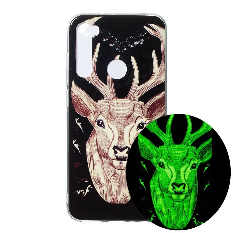 Deksel Til Xiaomi Redmi Note 8 Fluorescerende Majestic Stag