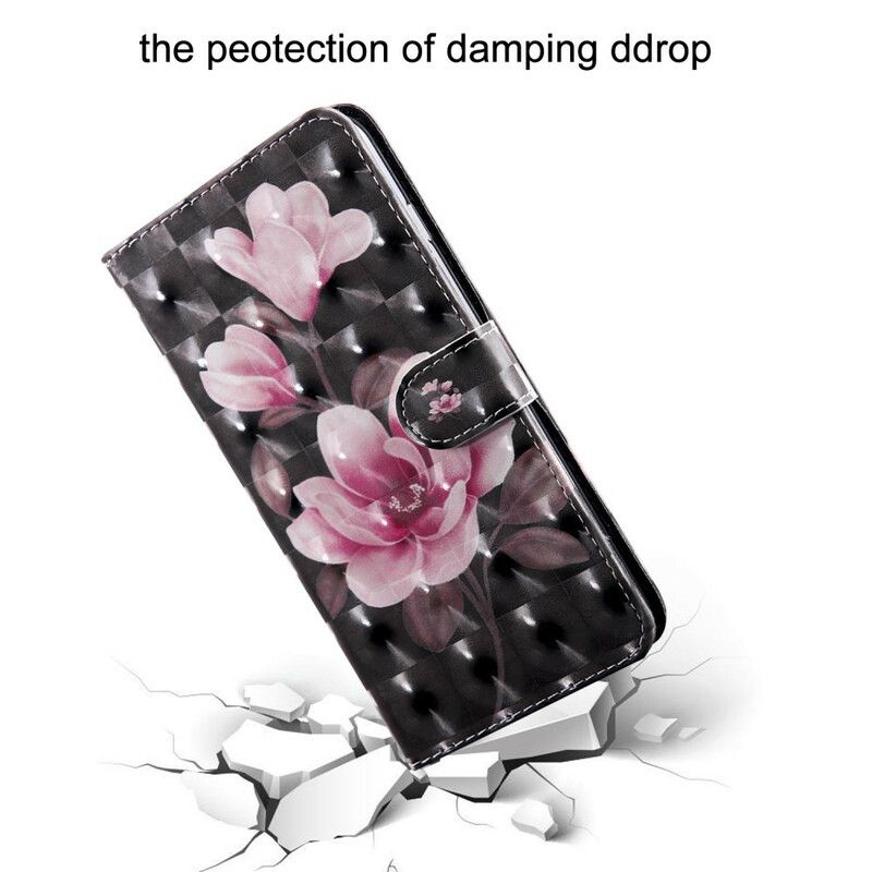 Folio Deksel Til Xiaomi Redmi Note 8 Blomstblomster