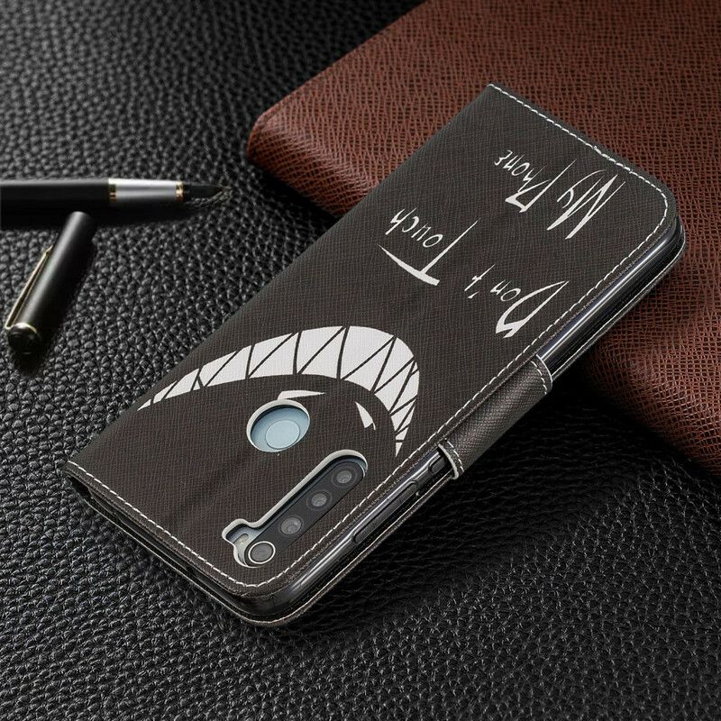 Folio Deksel Til Xiaomi Redmi Note 8 Djeveltelefon