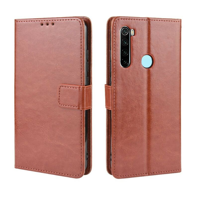 Folio Deksel Til Xiaomi Redmi Note 8 Plinkende Kunstskinn