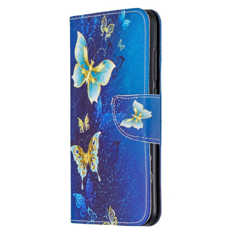 Folio Deksel Til Xiaomi Redmi Note 8 Utrolige Sommerfugler