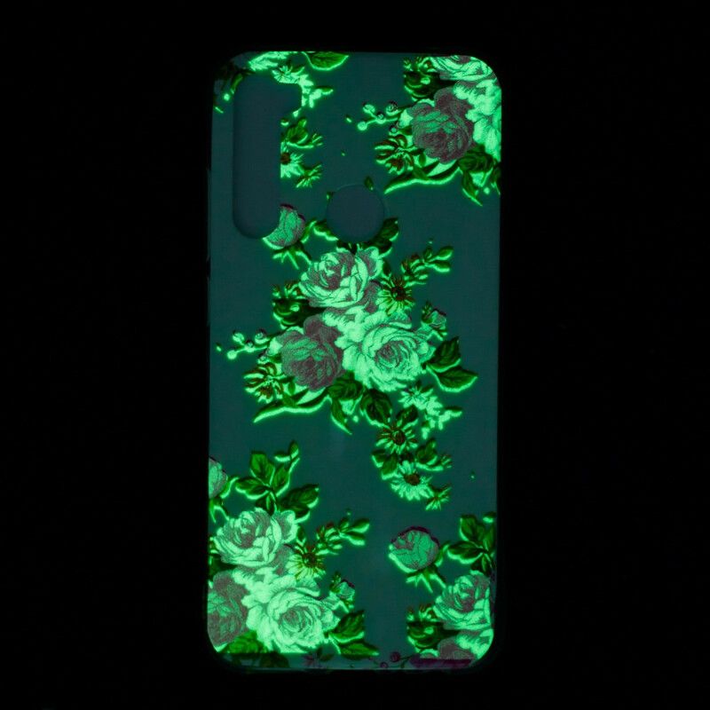 Mobildeksel Til Xiaomi Redmi Note 8 Fluorescerende Liberty-blomster