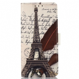 Lærdeksel Til Samsung Galaxy M13 Poetens Eiffeltårn