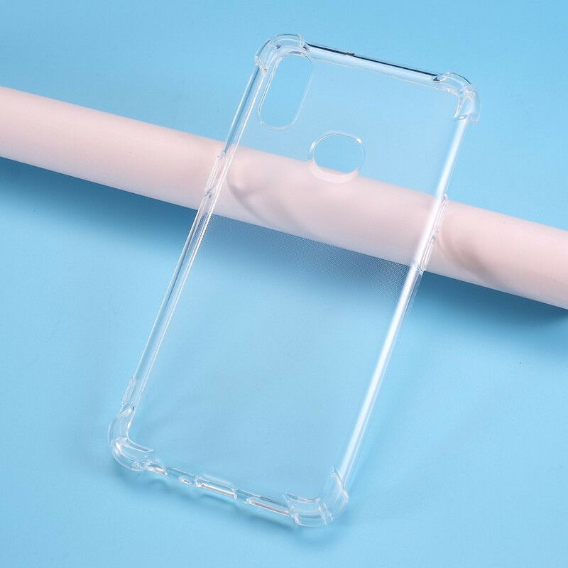 Deksel Til Samsung Galaxy A10s Transparente Forsterkede Hjørner