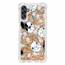 Deksel Til Samsung Galaxy A54 5G Mr Dog Paljetter