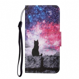 Folio Deksel Til Samsung Galaxy A54 5G Takvindu Cat