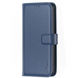 Folio Deksel Realme C63 Binfen Farge Fuskeskinn