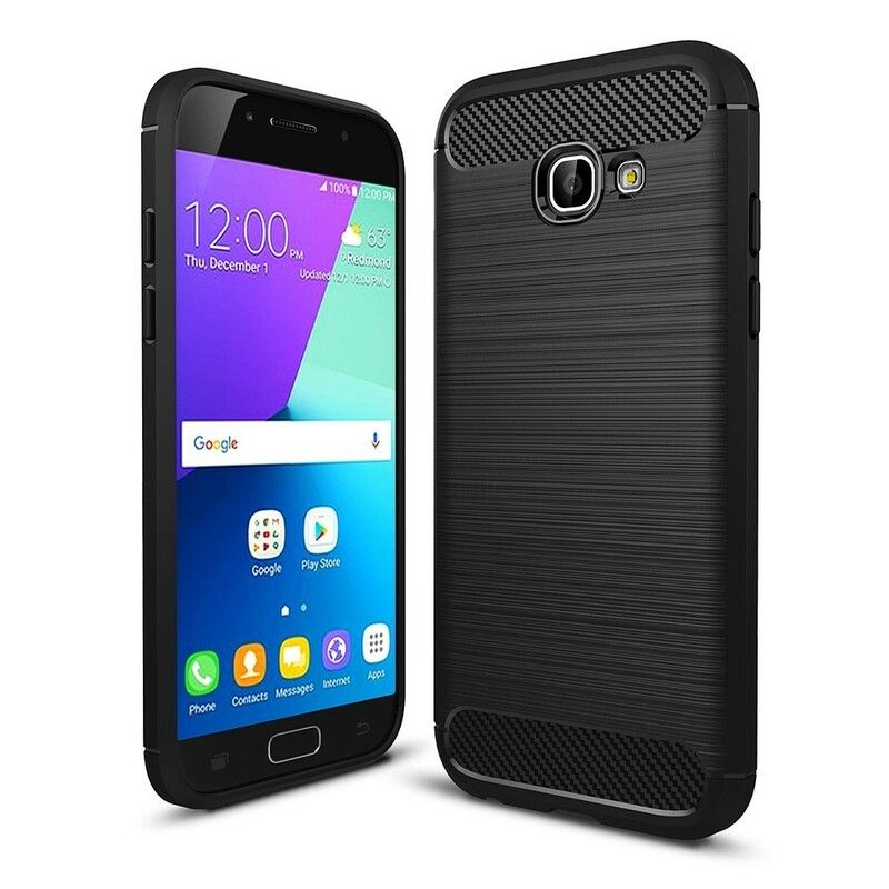 Deksel Til Samsung Galaxy A5 2017 Børstet Karbonfiber