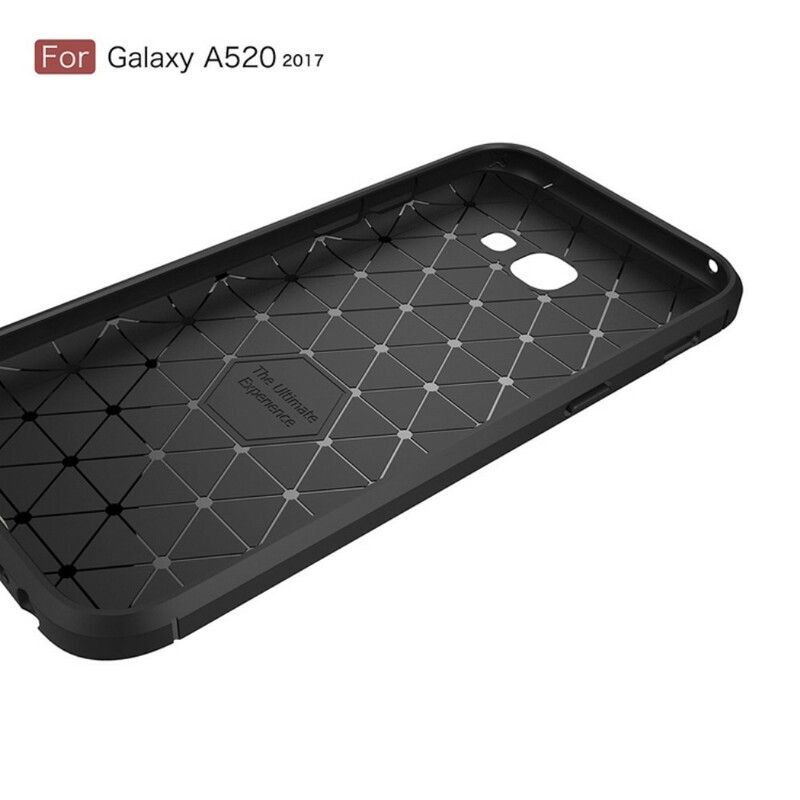 Deksel Til Samsung Galaxy A5 2017 Børstet Karbonfiber