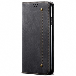 Beskyttelse Deksel Til Xiaomi Redmi Note 11 / 11S Folio Deksel Denimduk