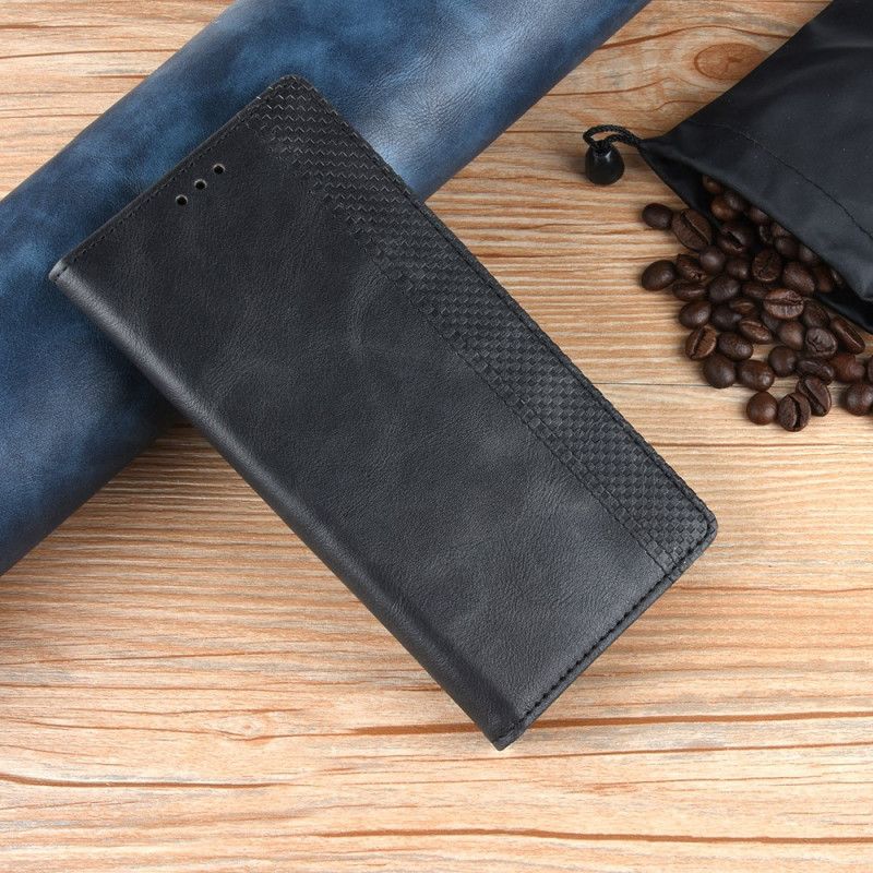 Beskyttelse Deksel Til Xiaomi Redmi Note 11 / 11S Folio Deksel Vintage Stilisert Skinneffekt