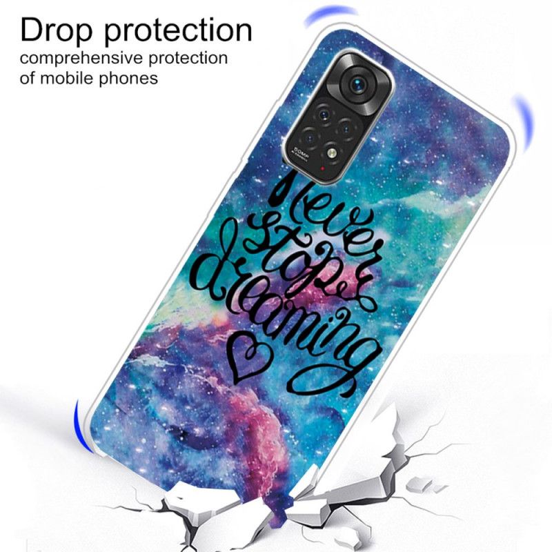 Deksel Til Xiaomi Redmi Note 11 / 11S Slut Aldri Å Drømme