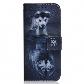 Folio Deksel Til Xiaomi Redmi Note 11 / 11S Ernesto The Wolf