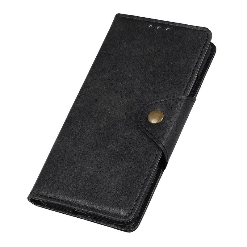 Lærdeksel Til Xiaomi Redmi Note 11 / 11S Faux Skinnknapp