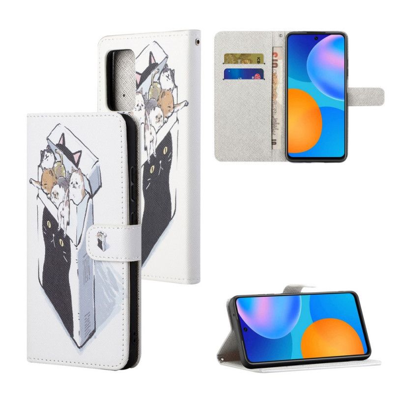 Lærdeksel Til Xiaomi Redmi Note 11 / 11S Med Kjede Thong Cat Levering