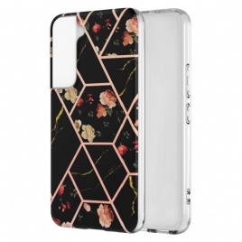 Deksel Til Samsung Galaxy S22 Plus 5G Blomstermarmorert