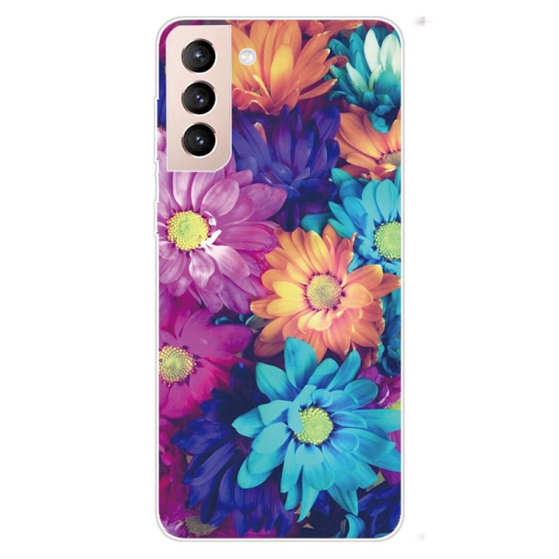 Deksel Til Samsung Galaxy S22 Plus 5G Fleksible Blomster